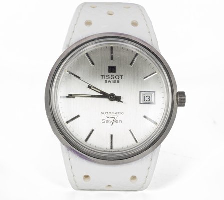 Orologio Tissot Seven 7 vintage in acciaio, anni '70 in vendita su Pamono