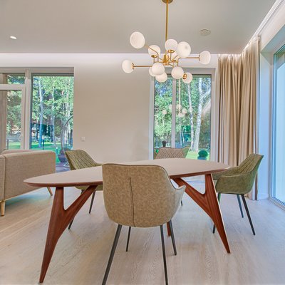 Beige dining table discount