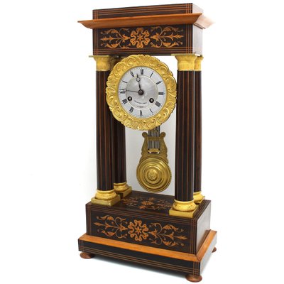 images 19Th Century Antique Pendulum Wall Clock antique charles x inlaid portico clock with pendulum 19th century