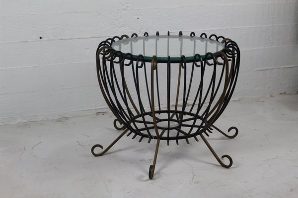 Vintage Wrought Iron Coffee Table