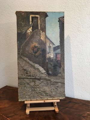 Alexandre Marcette Fete De Village Avec Collectionneur De Broussailles 1908 For Sale At Pamono