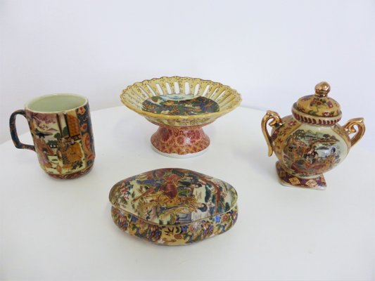 Vintage satsuma pottery