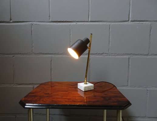 Black Metal Table Lamp On Marble Base Italy 1960s For At Pamono Black Metal Table Lamp On Marble Base, Black Metal Table Lamp Base