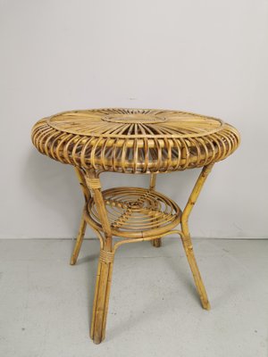 Mid Century Bamboo Coffee Table For At Pamono Mid Century Bamboo Coffee Table For, Vintage Round Bamboo Coffee Table