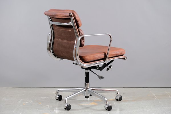 German Chrome And Aniline Leather Soft, Desk Chairs Leather