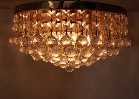 Swarovski Crystal Ball Chandelier 1970s For At Pamono Swarovski Crystal Ball Chandelier, Swarovski Crystal Classic Chandelier Light In Golden Brown
