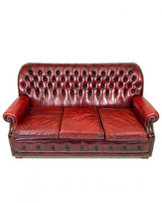 Red Leather Sofa Sweden 1980s For At Pamono Red Leather Sofa Sweden 1980s For, Crimson Leather Sofa