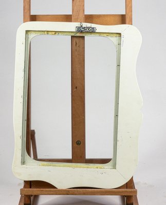White Ceramic Frame with Relief Decorations, 1990s for sale at Pamono