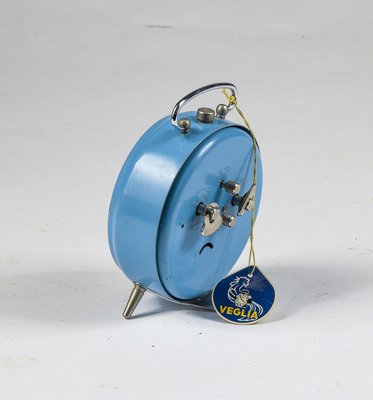 Blue Alarm Clock From Vigil 1950s For, Alarm Clock That Shines Light On Ceiling
