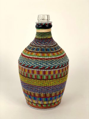 Hungarian Woven Wire Bottle, 1960 for sale at Pamono