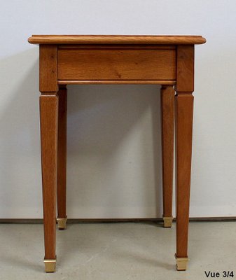 Small Solid Oak Blonde Side Table, 1950s for sale at Pamono