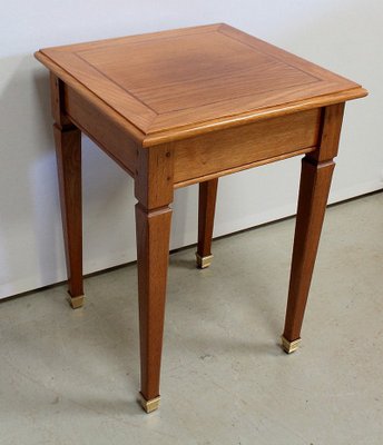 １*s様 ★US Vintage 50s Step Table Small Solid Oak Blonde Side Table, 1950s for sale at Pamono