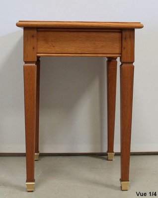Small Solid Oak Blonde Side Table, 1950s for sale at Pamono