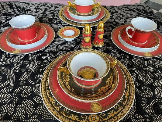 Medusa Set by Gianni Versace for Rosenthal Set of 18 for sale at
