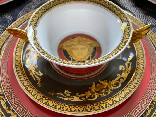 Medusa Set by Gianni Versace for Rosenthal, Set of 18 for sale at Pamono