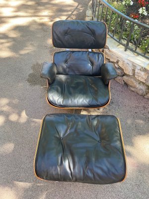 Lounge Chair With Ottoman By Charles Eames 1950s For Sale At Pamono