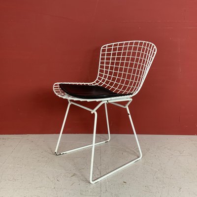 Vintage White Side Chair by Harry Bertoia