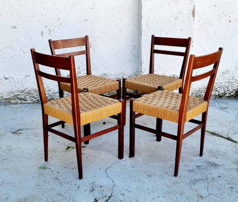 Dining Chairs Italy 1960s, Scandinavian Style Dining Chairs