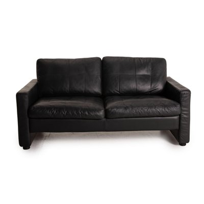 Blue leather sale sofa sale