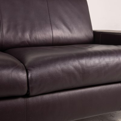 Ak 644 Dark Brown Leather Sofa By Rolf Benz For At Pamono Ak 644 Dark Brown Leather Sofa By Rolf, Leather Sofa With Removable Cushions