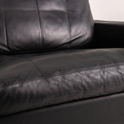 Cor Conseta Dark Blue Leather Sofa Set, Navy Blue Leather Sofa And Chair Set