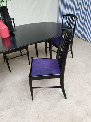 Mid Century Charlotte Dining Table 4 Dining Chairs From Asko For Sale At Pamono