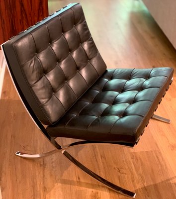 Barcelona Chair by Ludwig Mies van der Rohe for Knoll International 1980s