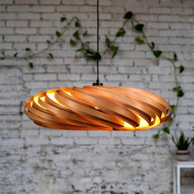 Wood hanging pendant sale lights
