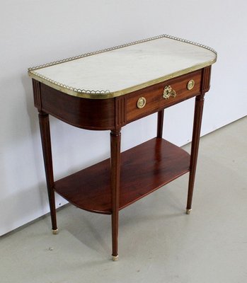 Small marble top console table deals