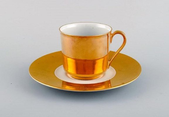 Service à Café En Porcelaine Des Années 1930 – Élégant Et Rétro, Pour Collection