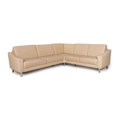 Cream Leather Sofa From Gepade For, Leather Sofa Cream