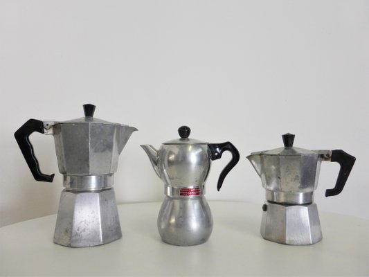 Vintage Signora Coffee Pots or Cafetières, Italy, 1960s, Set of 3
