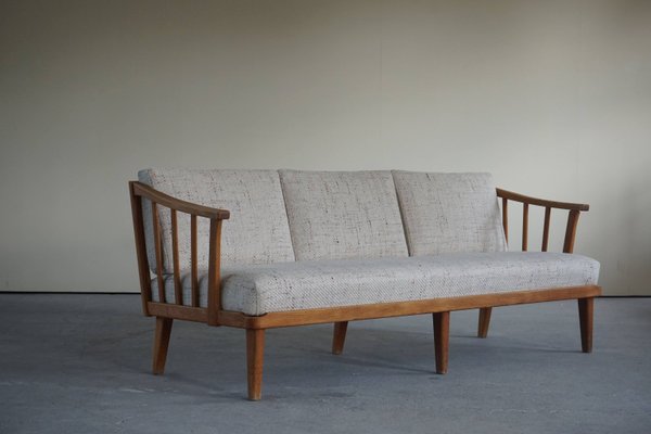 Mid Century Swedish Model Visings 3 Seat Sofa by Carl Malmsten