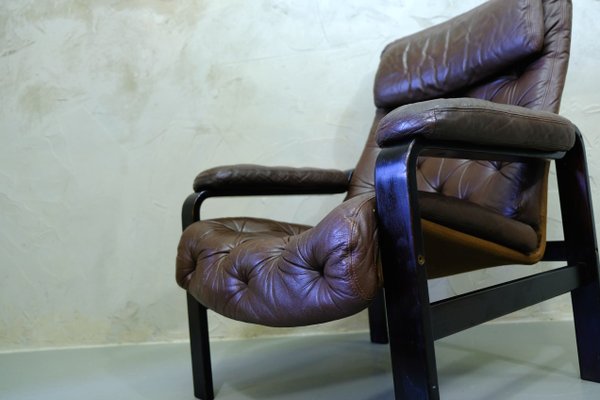 Finnish Leather Lounge Chair, Leather Lounge Furniture