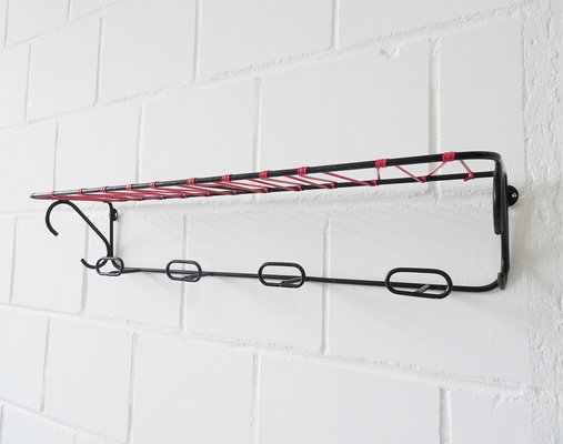 Wall Coat Rack With String Design, How To Decorate A Coat Rack Shelf Plans