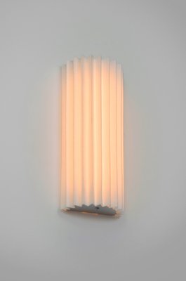Pleated Wall Light with Linen Shade