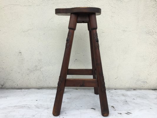 Wooden Barstool 1970s