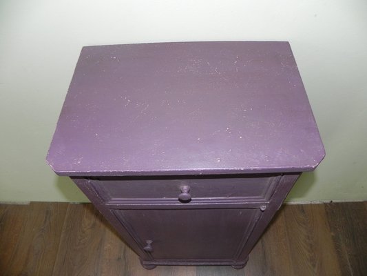 Purple 2024 bedside table
