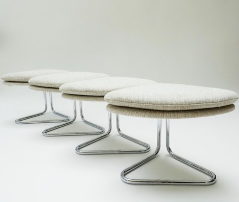 White coffee table with nesting stools deals