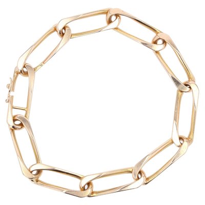 French 18 Karat Rose Gold Twisted 