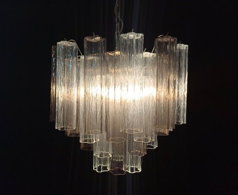 Smoked Murano Glass Tri Lobe Rod for Venini Chandeliers Details about    7" Long LOT OF 2 