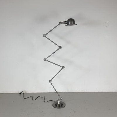 Lampada da terra Jielde vintage a sei braccia di Jean Louis Domecq