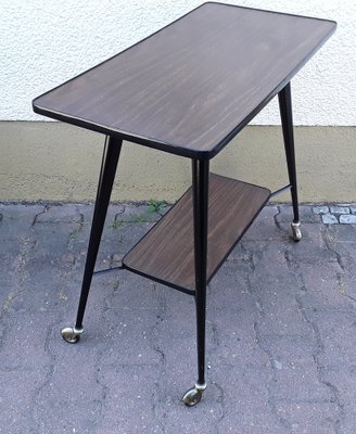 Vintage black side table discount