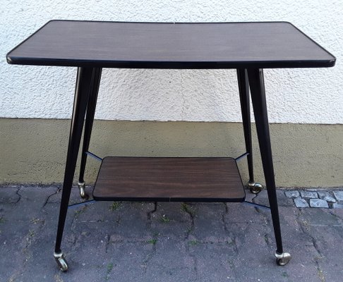 Vintage black side table discount