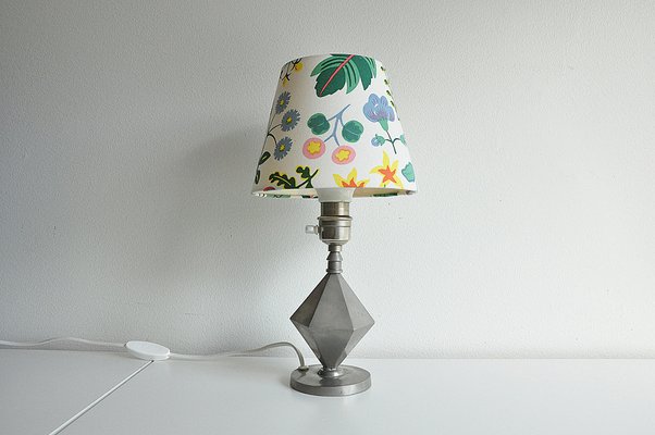 Pewter Table Lamp From, Antique Pewter Table Lamps