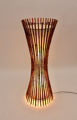 Mid Century Modern Bamboo Lamp Italy 1960s For Sale At Pamono