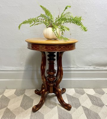 Round Side Table With Marble Top For At Pamono Round Side Table With Marble Top For, Antique Round Side Table With Marble Top