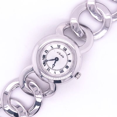 solid silver watch