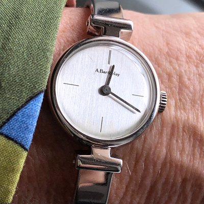 sterling silver bangle watch