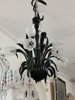 Tulips Chandelier in Murano Glass for sale at Pamono